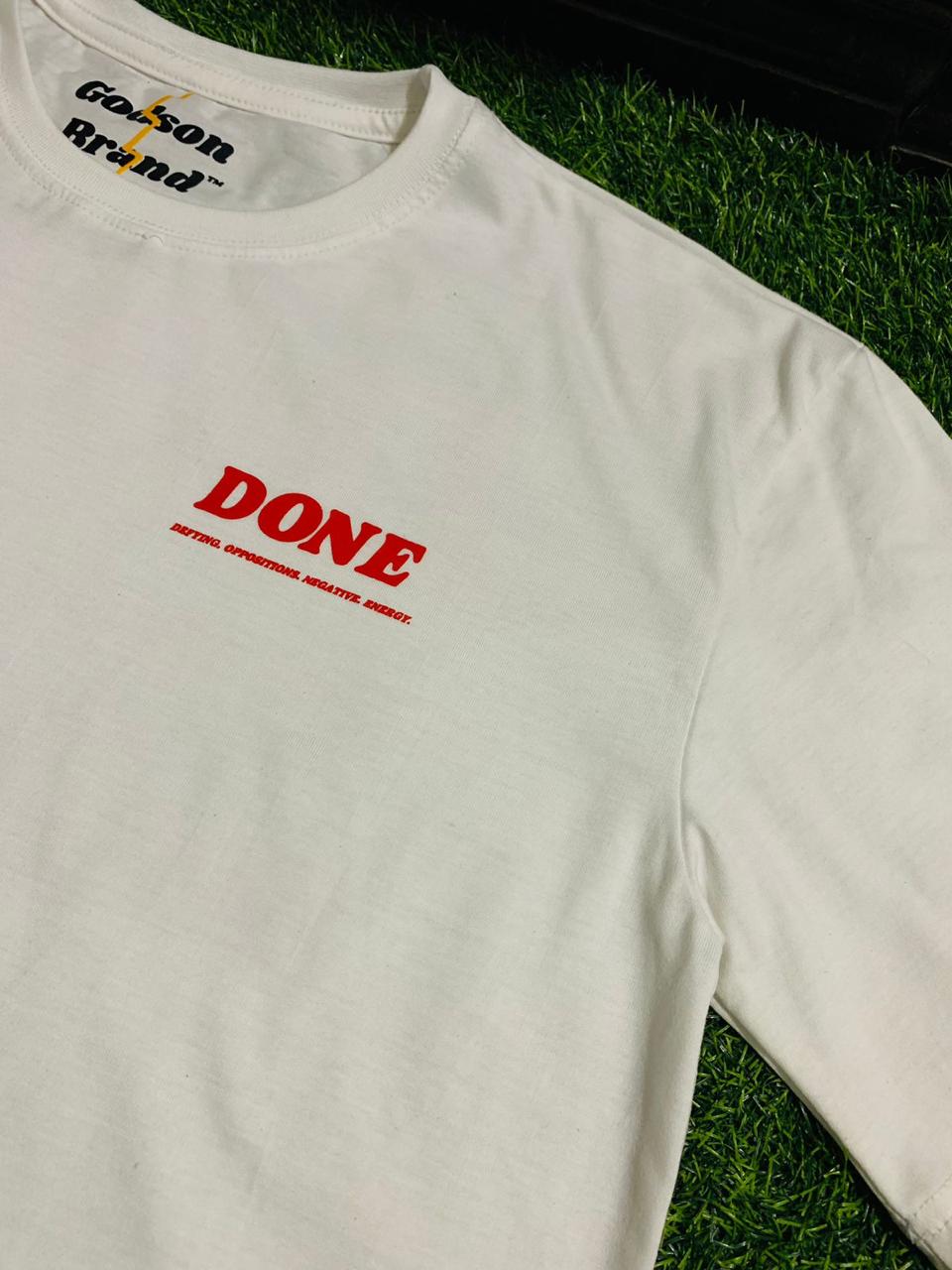 “DONE” TEE