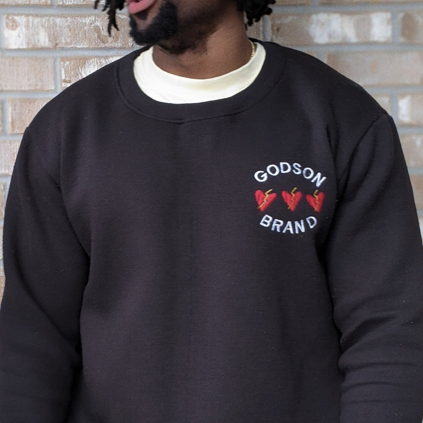 Three Heart Crewneck Sweater