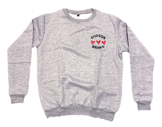 Three Heart Crewneck Sweater