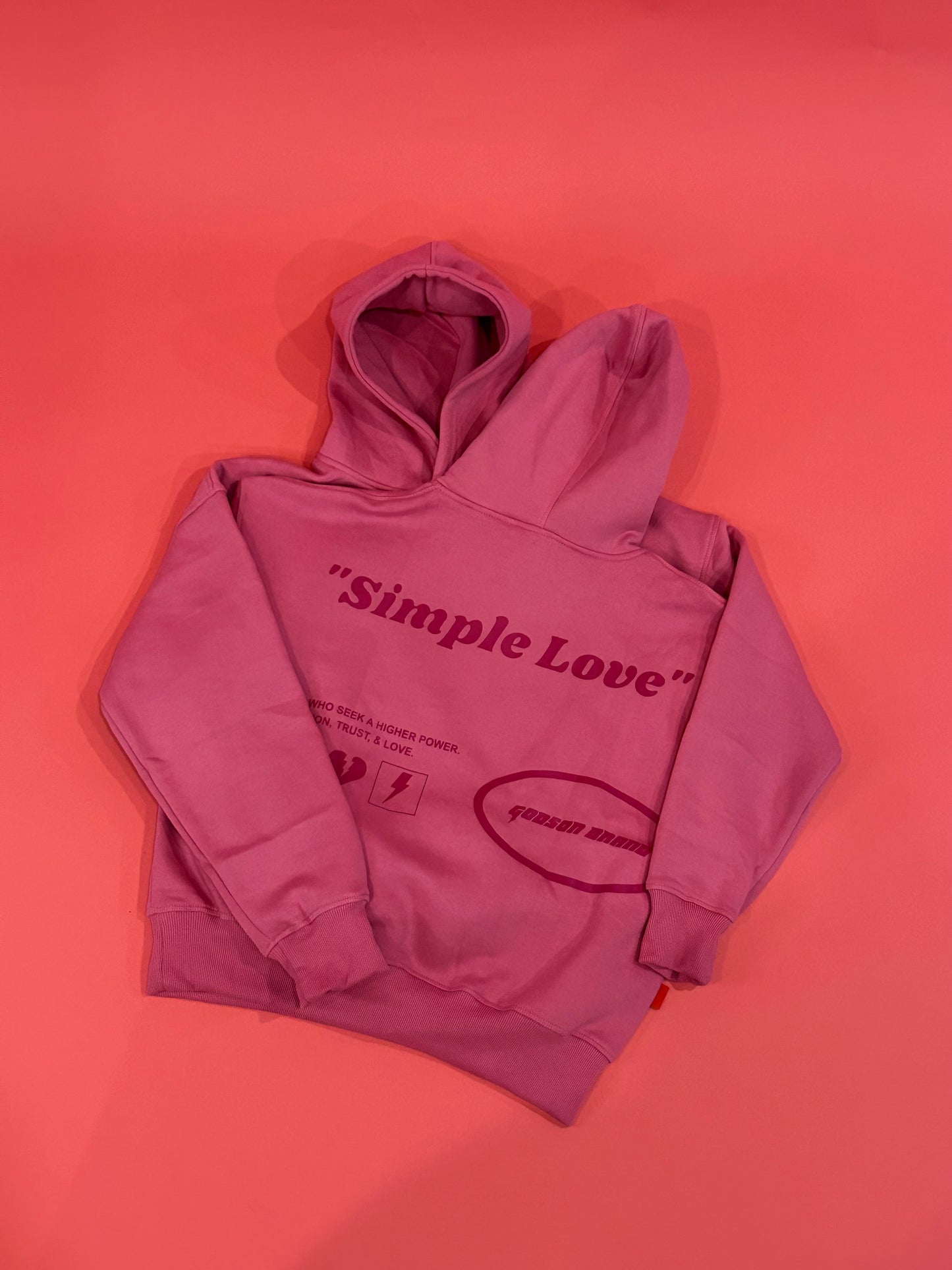 “Simple Love” Cropped Hoodie