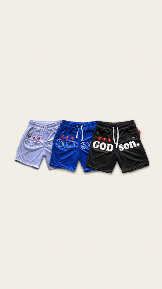 “Oversized Logo” Shorts