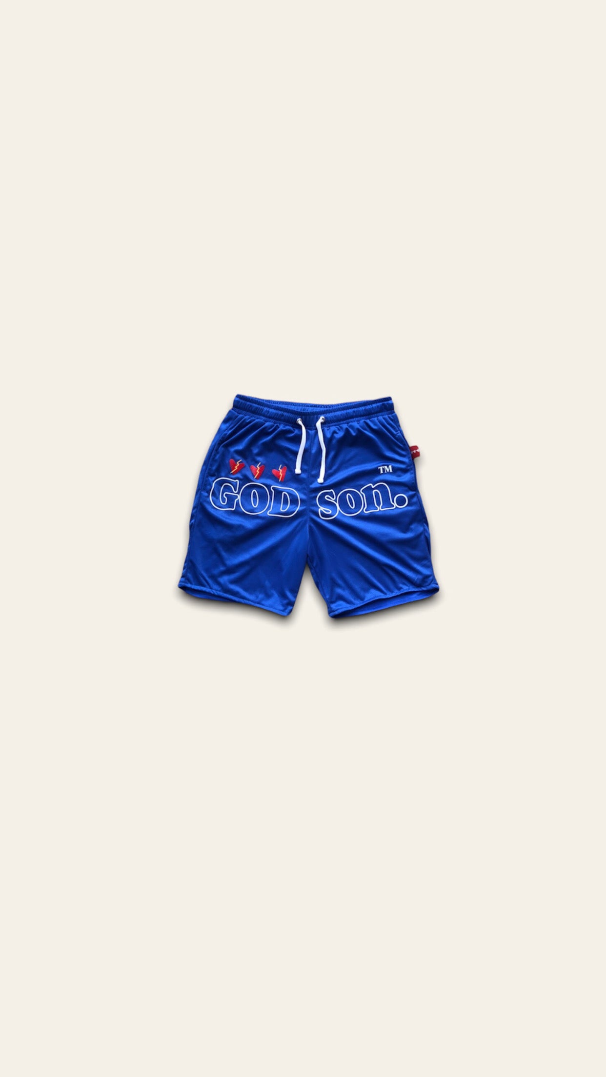 “Oversized Logo” Shorts